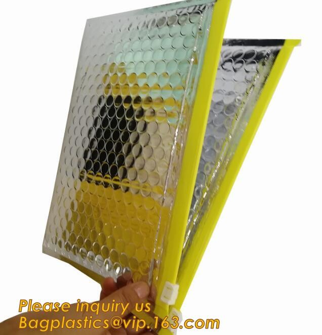 Cosmetic Slider Zip lockk Bubble Bags Bubble Slide Pouch,Zip lockk esd bubble bag bubble packaging wrap cosmetic pouch slide