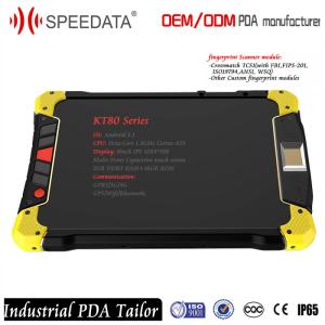 Portable Rugged Tablets PC with Rs232 / Usb Barcode Scanner For Android