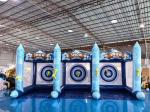 Inflatable Axe Throwing Game Inflatable Ball Toss Target Dart Board Game Velcro