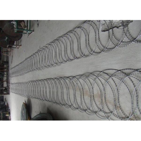 Hot Dipped Galvanized High Security Concertina Razor Barbed Wire Cbt-65 For Wire Fencing