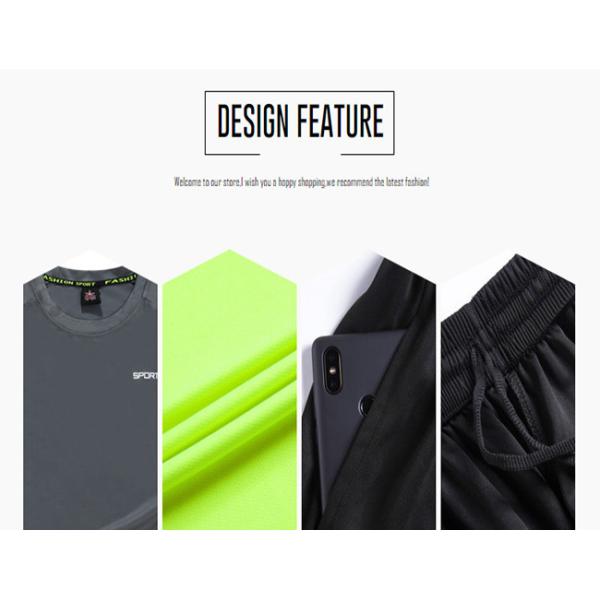 Custom Print Plain Blank Sublimation Running Wear / 100% Polyester Sport Gym Run Suit For Men And Women