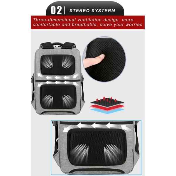 Large Capacity Fashionable Laptop Bags , Scratch Resistant School Laptop Backpack