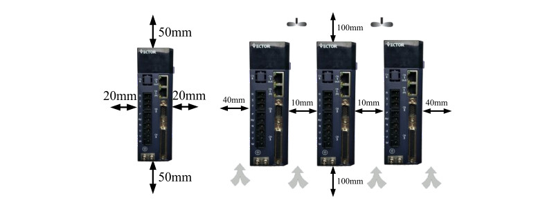 Three Phase 2.4Nm Servo Motor Driver With 24bit Absolute Encoder