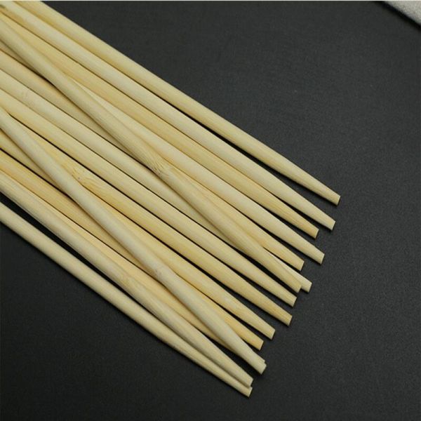 Custom Logo Bamboo Disposable Round Chopsticks for Household/Restaurant/Hotel Dining Experience
