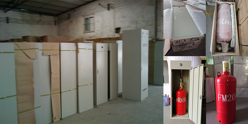 Compact Inert Gas Cabinet System - Reliable FM200 Fire Fighting Equipment