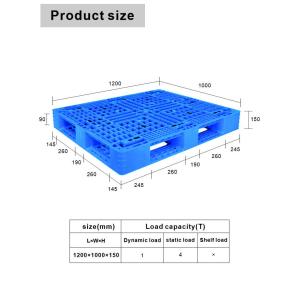 4tone Static Load Plastic Pallet Custom Heavy Duty Double Faced for Material