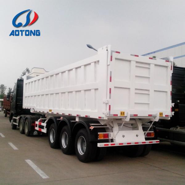 3 Axle Tipper Semi Trailer /Dump Trailer with 50000KG Max Payload and 12R22.5 Tires