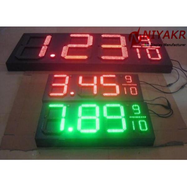 Waterproof LED Gas Price Signs Petrol Station Price Board Outdoor 8" 10" 12" 16" 18" 20" 24"