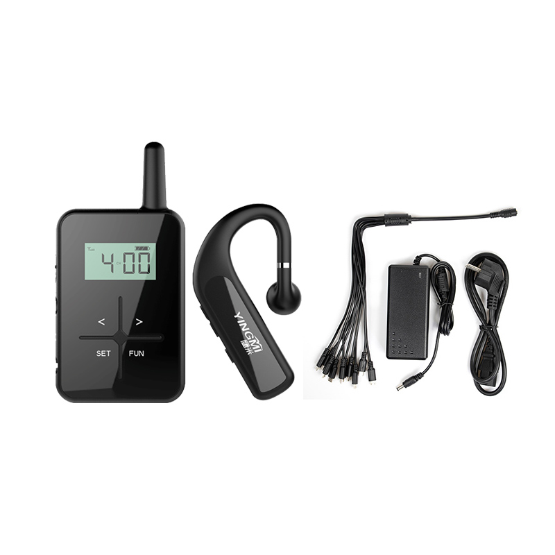 250MAH R8 Wireless Tour Guide System For Scenic Spots Ear Hanging 5
