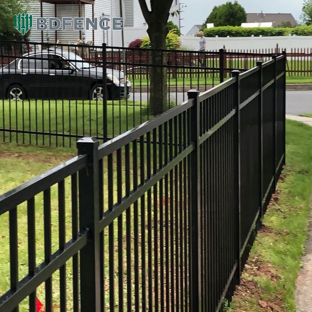 Coastal Tubular Steel Fence Humidity Resistant