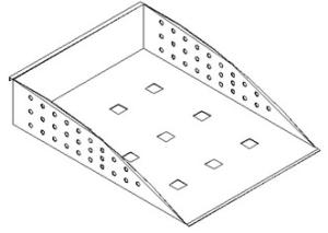 China suspended metal notepaper holder for partition,#F9 wholesale