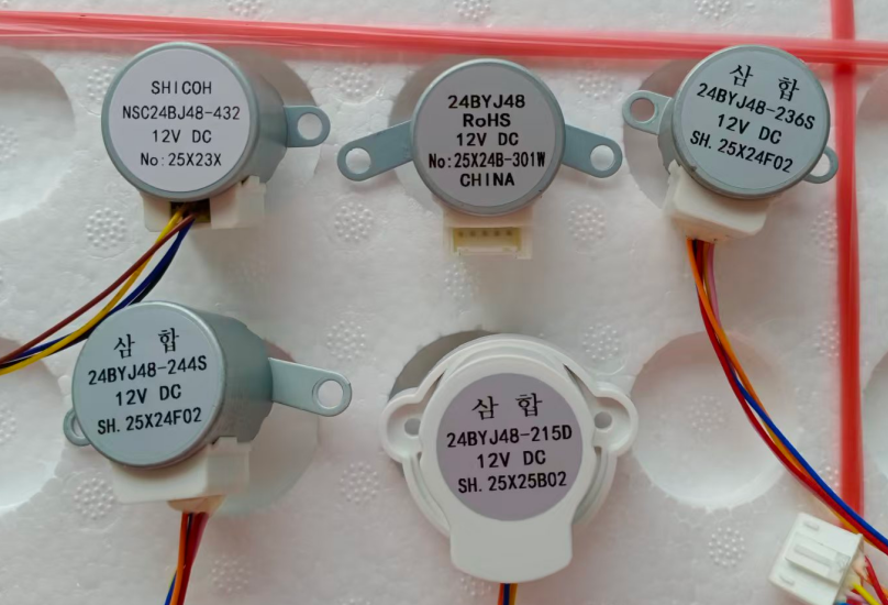 24BYJ48 Stepper Motor with 1:64 Reduction Ratio Anti-Interference and Customizable Parameters for Precision Control