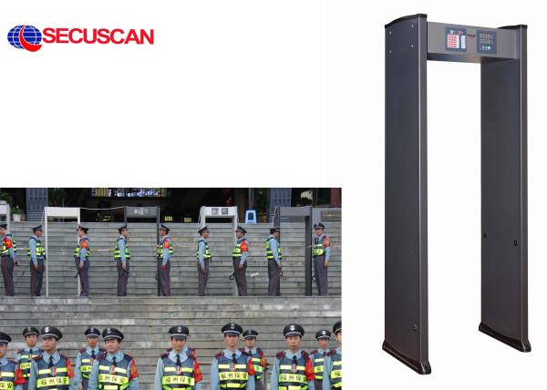Quality 6 Pinpoint Zones Walk Through Scanner security body scanner for sale