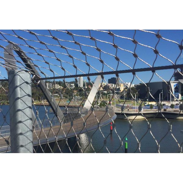 Professional Stainless Steel Architectural Mesh Corrosion Resistant For 3D Building Facades
