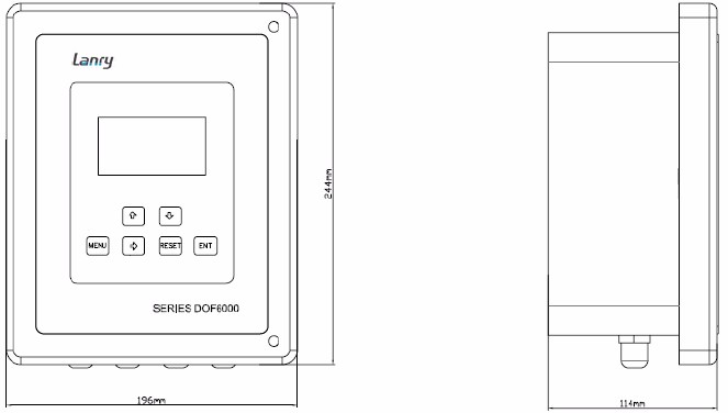 High Accuracy Area Velocity Flow Meter , Variable Area Flow Meter Wall Installation