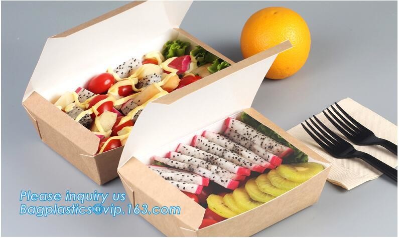kraft paper sandwich box with window ,triangle sandwich box for packaging,Cardboard Box With Clear Window Burger Sandwic