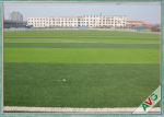 Easy Installing Soccer Synthetic Grass For Football Field SBR Latex / PU Backing