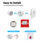 ABS Wireless Remote Control Switch 86*86*32mm For Easy Operation no need battery