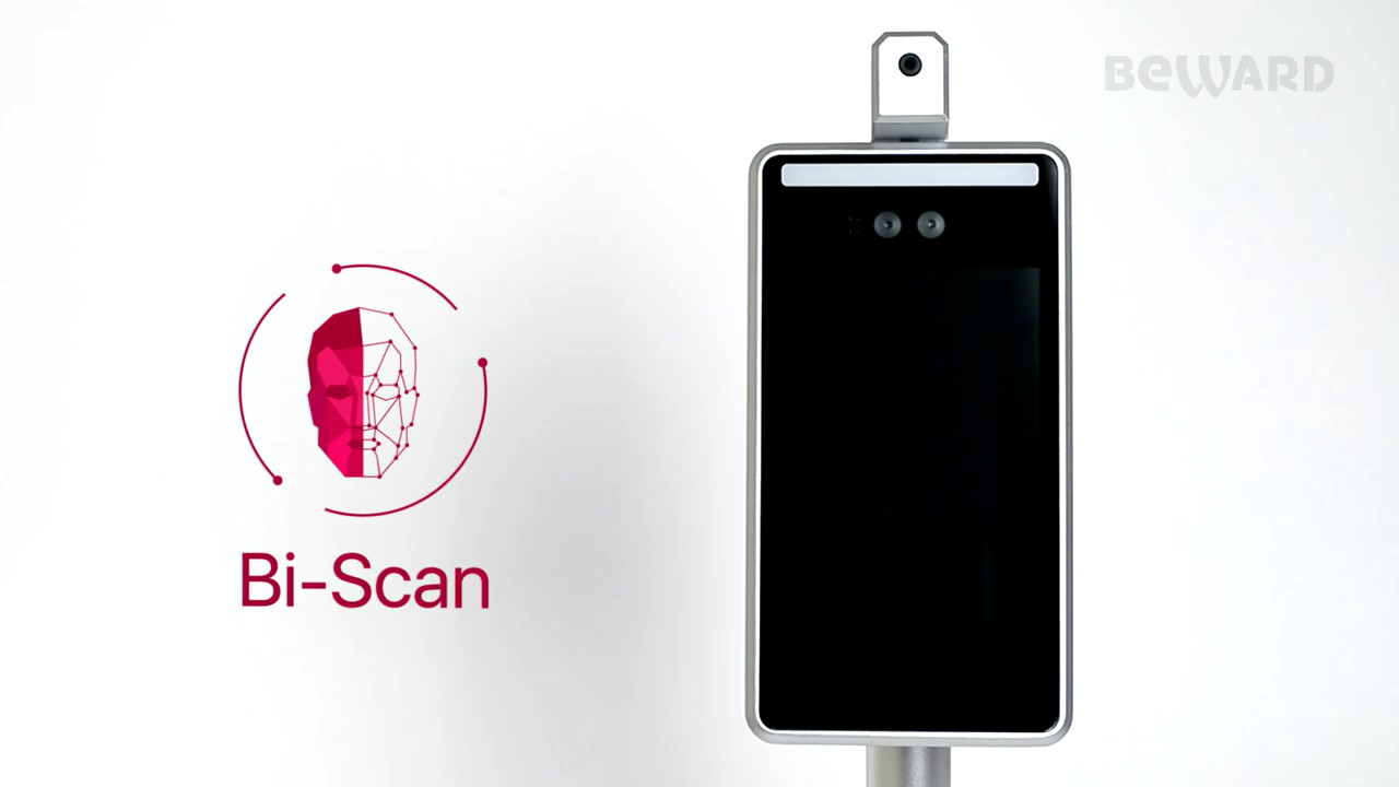 Binocular Camera 400cd/M2 300ms Face Recognition Door Access System
