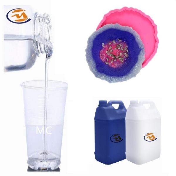 Quality High Hardness High Gloss Crystal Clear Epoxy Resin For Casting DIY Coasters for sale