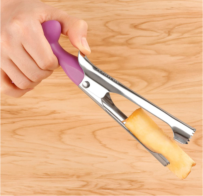 SUS304 Kitchen Gadget Tools , Apple Core Remover ABS Material