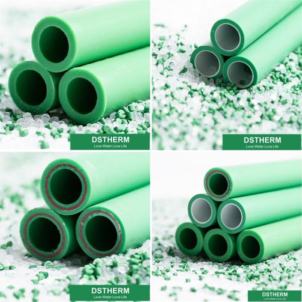 PPR Pipe Fiberglass Reinforced Pipe Non - Toxic High Flow Capacity