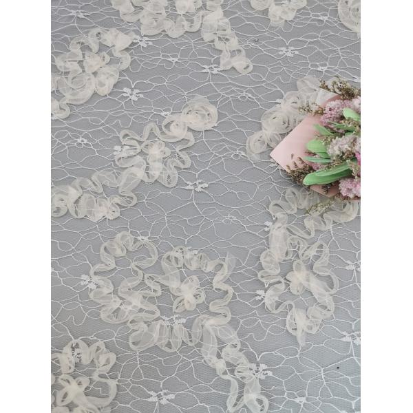 Corded Crochet Lace Fabric