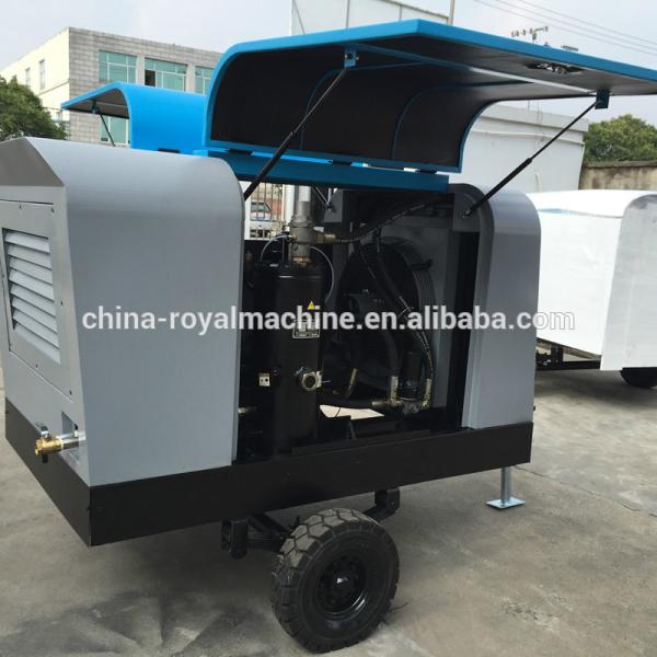 2m3/min 7 bar Yuchai engine Diesel Screw Air Compressor Portable Diesel Engine Driven Air Compressor
