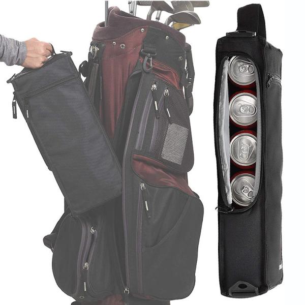 Waterproof Insulated Wine Cooler Bag Custom Logo Portable Soft 6 Cans Golf 6.3x3x16inches