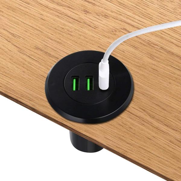Smart Powered Usb Hub Round Shape International Phone Bluetooth 5A Output