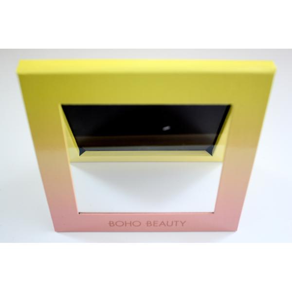 Gradient Color Empty Magnetic Palette CMYK Printing With Mirror