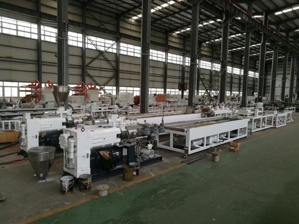 Quality Window Plastic Profile Extrusion Machine , WPC Profile Extrusion Line for sale