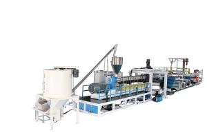 Eco Friendly PVC Sheet Edge Banding Extrusion Line PLC Automatic Control