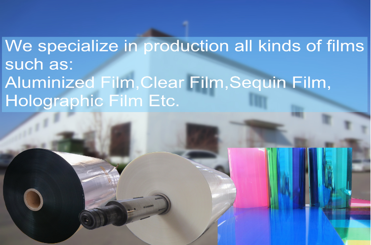 Craft Packaging Metalized CPP Film with CPP Material Manufactured