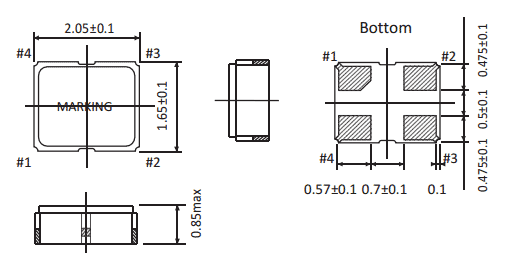 Crystal Oscillator X49SD16MSD2SC YXC VCXO VCO Programmable Differential Voltage Controlled Crystal Oscillator 10MHz - 1.5GHz