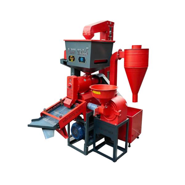 yifeng AGRO 700-1500KG Combined Rice Mill Machine With Elevator 11KW