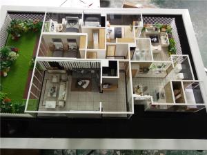 China 1 / 50 Unit Architectural Interior Models , Handmade Architectural Models wholesale