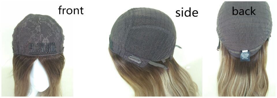 Top Quality Cuticle Blonde Unprocessed Virgin Human Hair Jewish Wig With Lace Front