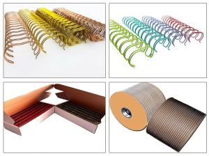 China 1/4&quot; - 3/4&quot; Twin Loop Wire O Binding Supplies 2:1 Pitch wholesale