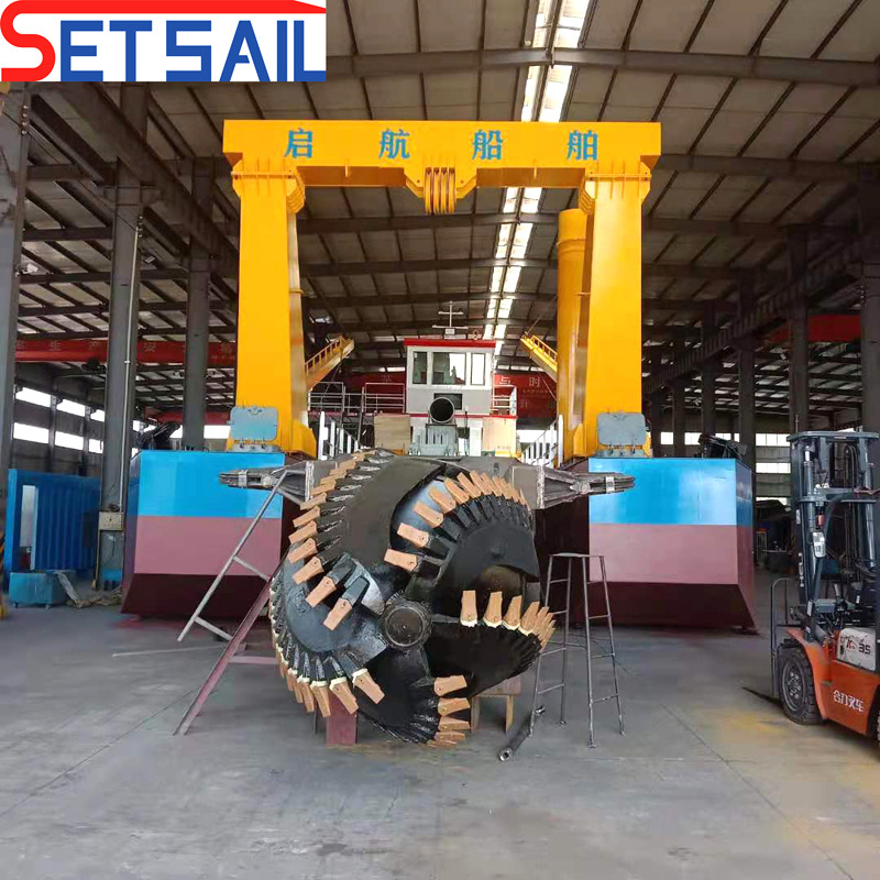 3 in 1 Cutter Suction Mining Dredger with Self Unloading