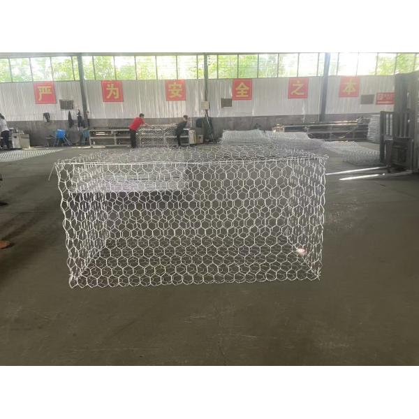 PVC Coated Hexagonal Gabion Wire Mesh for Erosion Control 10x12cm