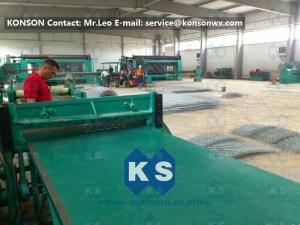 China Hexagonal Gabion Production Line Double Rack Heavy Duty Hexagonal Mesh Machine wholesale