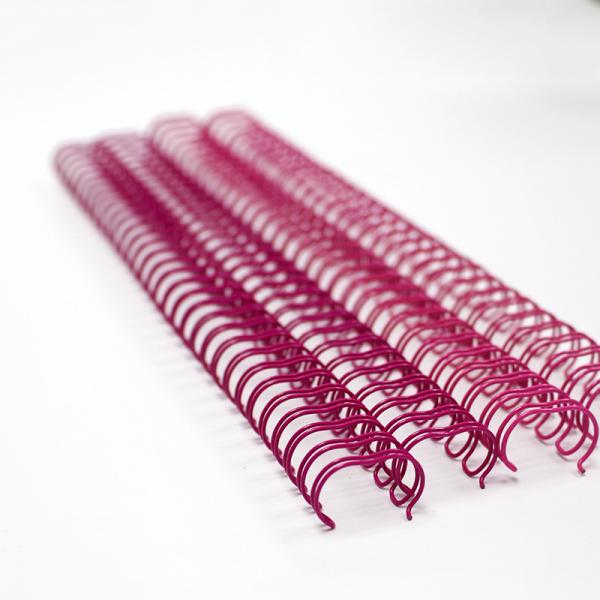 Precut 3/8'' A4 Twin Loop Spiral Wire For Notebook / Calendar Binding