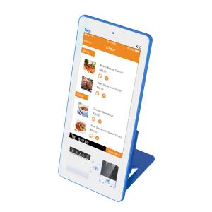 15.6 Inch Self Service Order Kiosk , Online Self Ordering Kiosk For Restaurants Payment Display