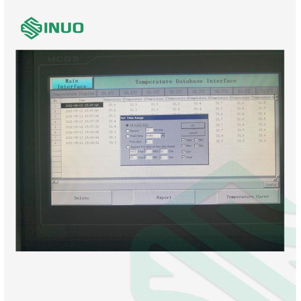 EV Connector Temperature Rise Test System 8-Channel 0-400°C