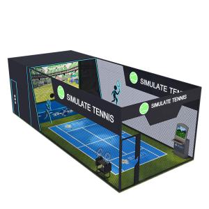 China Ar Smart Tennis Simulation Mix Reality Sports Interactive Indoor Tennis With Screen wholesale