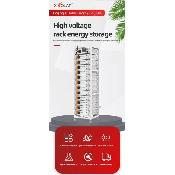 30kwh/100kwh High Pressure Rechargeable Li-ion Battery System with Monitor