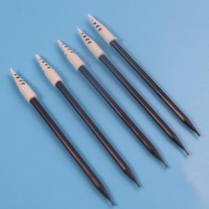 China Black Handle Micro Spiral Pointed Sponge Foam Swab Lint Free wholesale