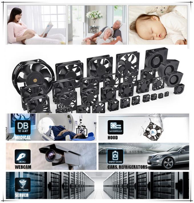 Reversible Plastic Computer Cooling Fans With Positive & Negative Function