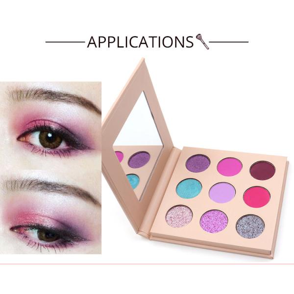 GMPC Colorful Smoky Eyeshadow Palette 22.5*22.5mm Customized Logo